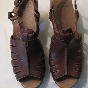 Dansko Randa Slingback Sandals, Size 41, Dark Brown, 1802757800